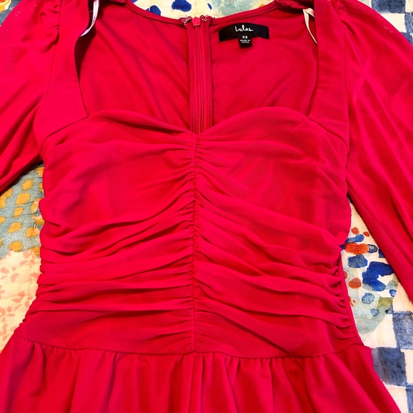 Lulu’s Playful Perfection Fuchsia Romper Size XS - Picture 2 of 8